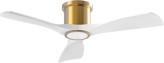 3000K 黒 52インチ 天井扇風機 軽量効率の逆回電動DCモーター