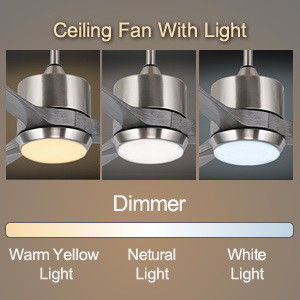 スマート APP コントロール 3 色調節可能な LED ライトと 6 スピード選択