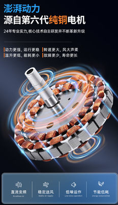 LEDライトと音声制御付き ゴールドアクセントインテリジェント 天井扇風機
